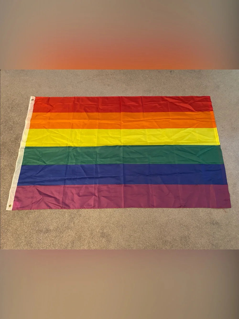 Vibrant Old School Rainbow Pride Flag for Home & Party Decor